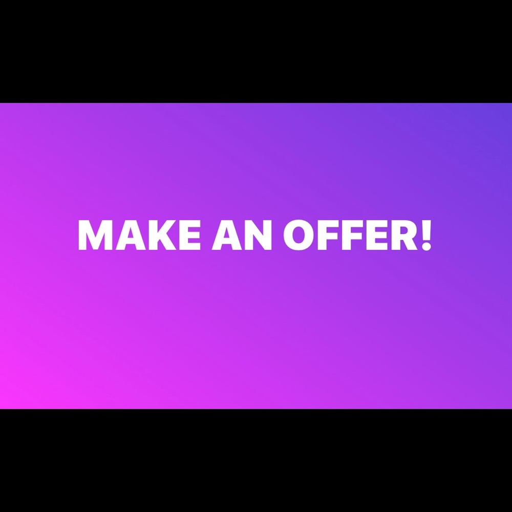 feel free to make offers!